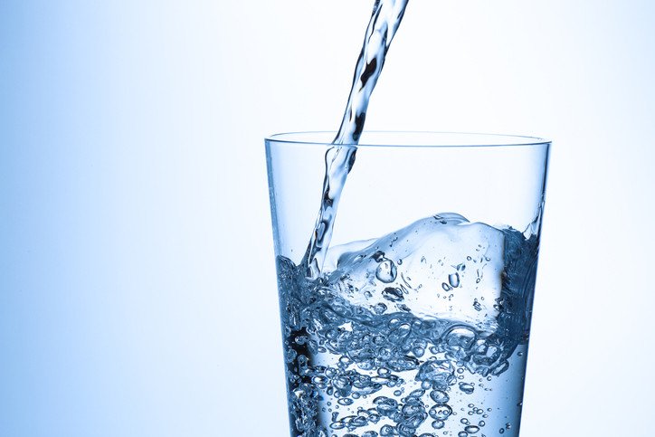 Glass of water, a reminder to stay hydrated since every cell functions better with enough water