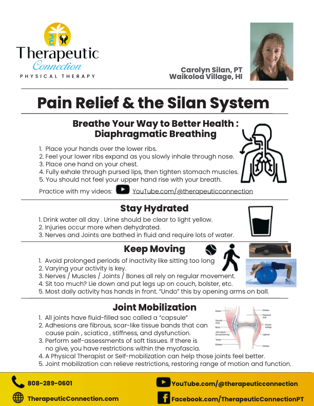 Pain Relief Tips handout