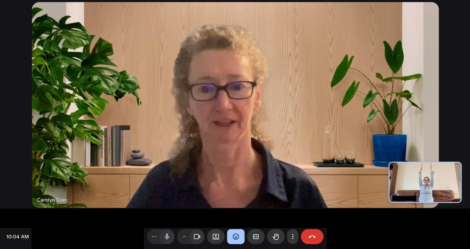 Virtual session with Carolyn